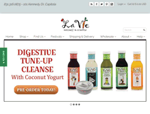 Tablet Screenshot of drinklavie.com